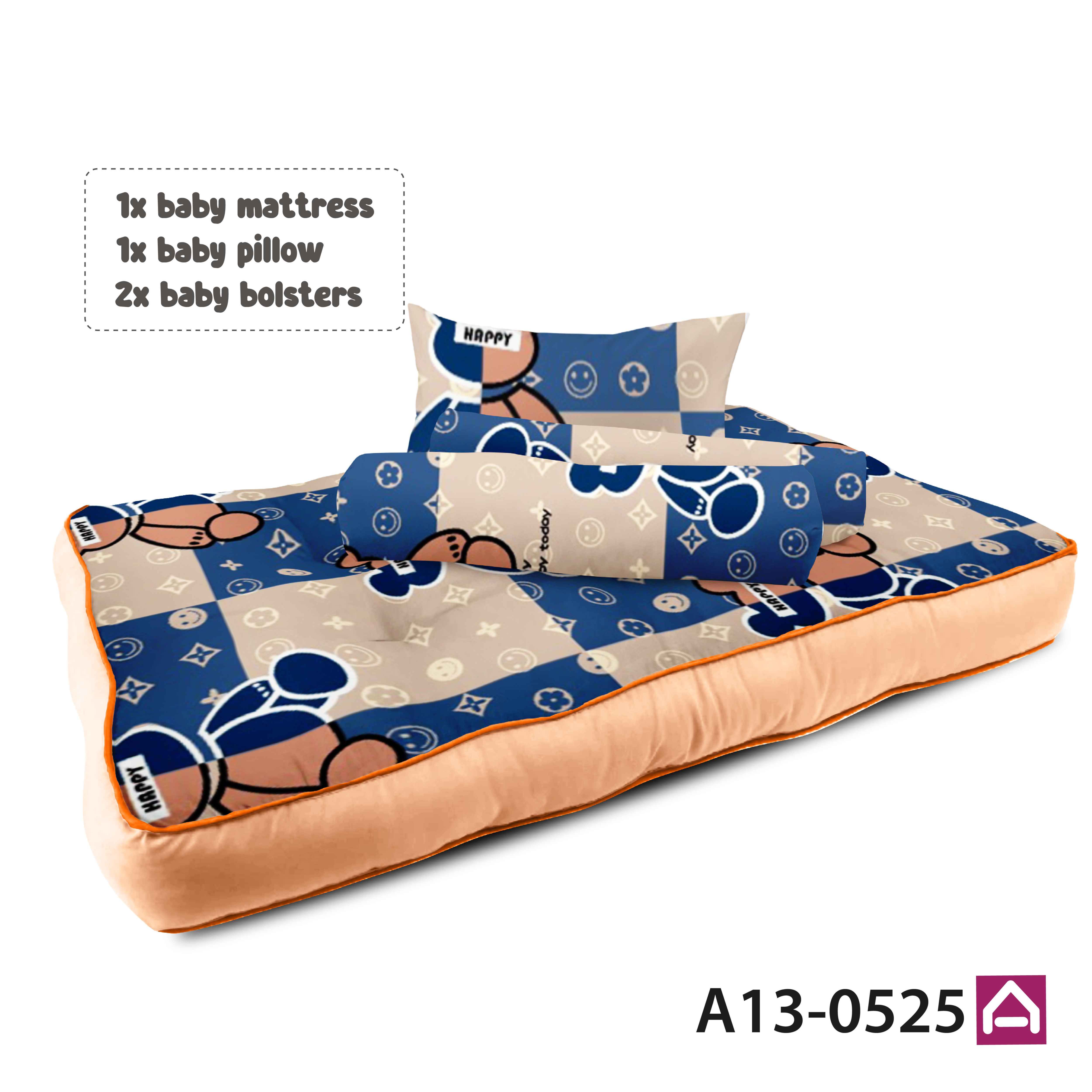 SUKAME Newborn Baby Mattress Set (4 IN 1) Super Comfort For Baby / Tilam Bayi
