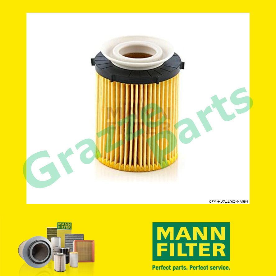 100% Original Mann Oil Filter HU711/6Z HU 711/6 Z OX982D for Mercedes Benz B-Class W246+W242 B 200 B200 BlueEFFICIENCY