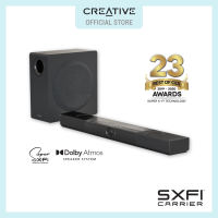 Creative SXFI CARRIER - Dolby Atmos® Speaker System Soundbar with Wireless Subwoofer and Super X-Fi® Headphone Holography