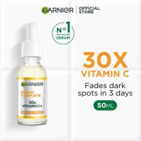BESTSELLER Garnier Bright Complete Vitamin C+ BHA Niacinamide Fade Dark Spot Serum (50ml) 100X stronger than Vitamin C