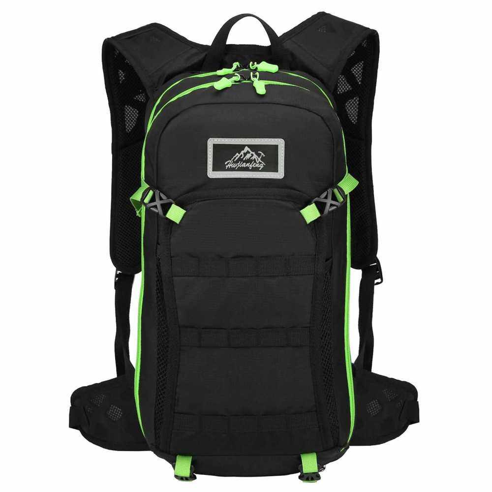 Tactical Backpack Large Capacity Molle Bag Cycling Backpack Outdoor Running Bag Bicycle Bag Sports Vest for Hiking Camping Jogging Travel Daypack Bag (Green)
