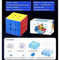 Moyu Meilong 3M 2M 4M 5M 2x2 3x3 4x4 5x5 Magnetic Magic Speed Cube Cubing Classroom Magnets Puzzle Cubes Toys for kids meilong M