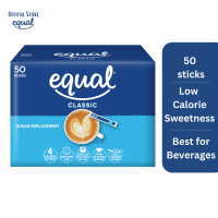 EQUAL CLASSIC 100 sticks Low Calorie Sweetener Sticks Sugar Substitute