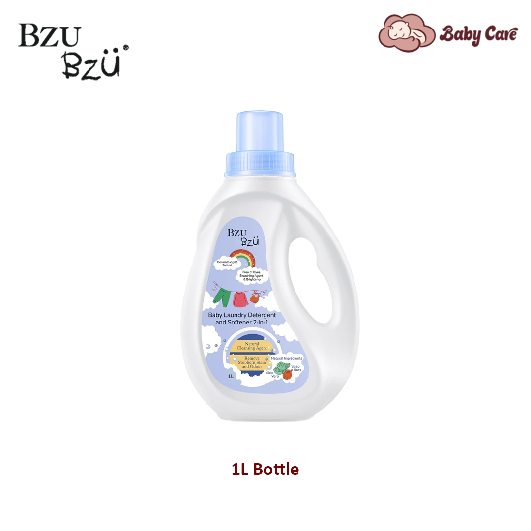 BZU BZU Baby Laundry Detergent & Softener (1L/800ml Refill Pack)
