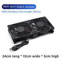 1800RPM USB Router Fan WiFi Router Wifi Modem Cooling Fan TV Box Router Cool Cooler Fan Modem Cooler Shelf
