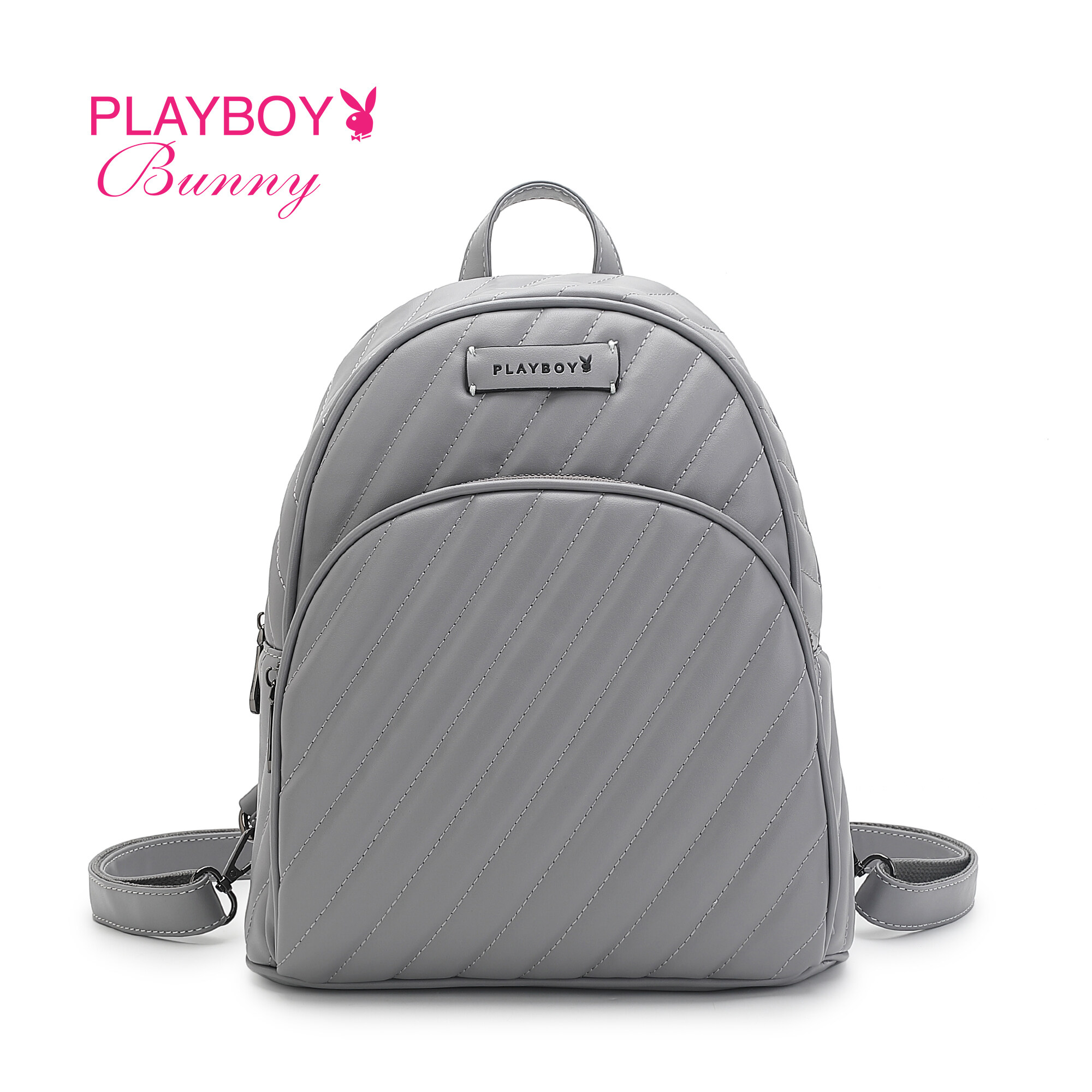 PLAYBOY Quilted Ladies Backpack BUJ 7909 Multi color