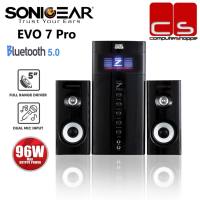 SonicGear Evo 7 Pro 2.1 Bluetooth Speaker (Glossy Black)