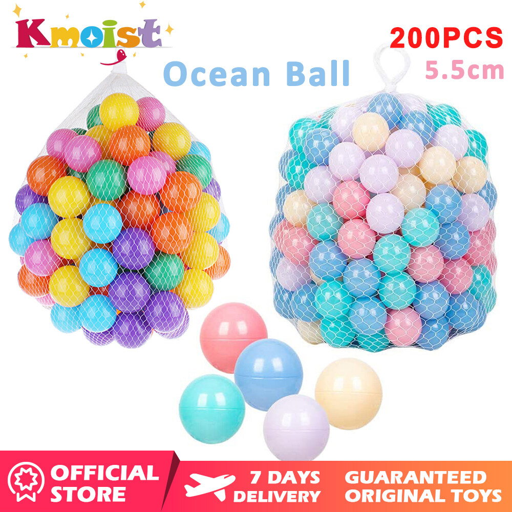 Kmoist 100 200PCS đầy màu sắc mềm bóng đại dương thể thao ngoài trời chơi