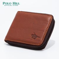 POLO HILL Mens Short Zip Wallet M-PHW-8048