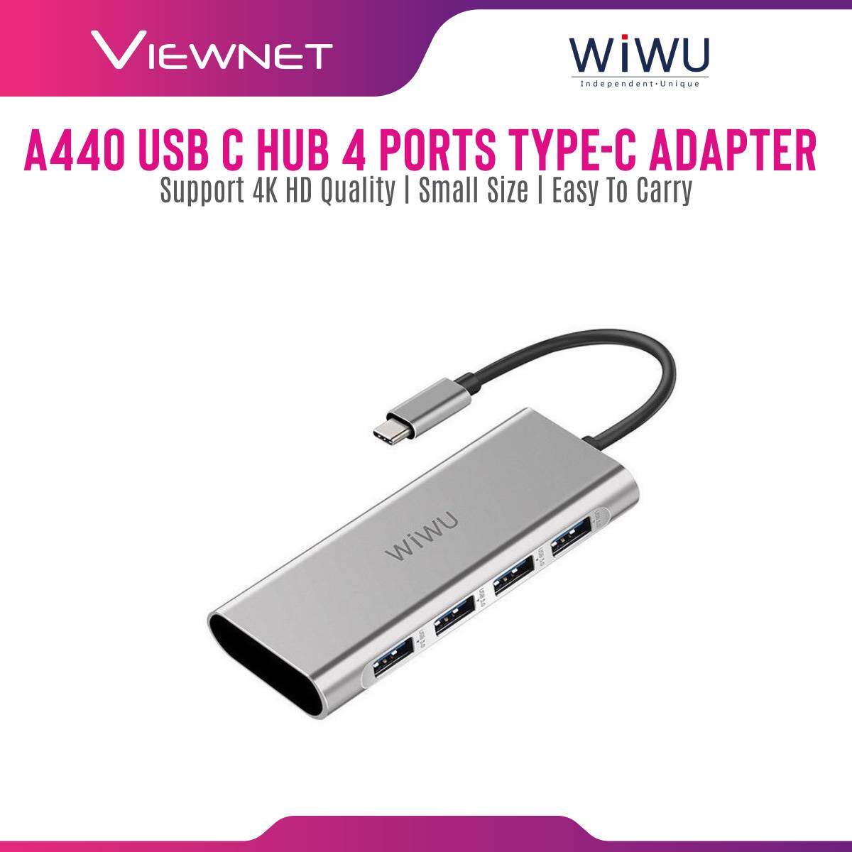 WIWU A440 USB C Hub 4 Ports type-c Adapter