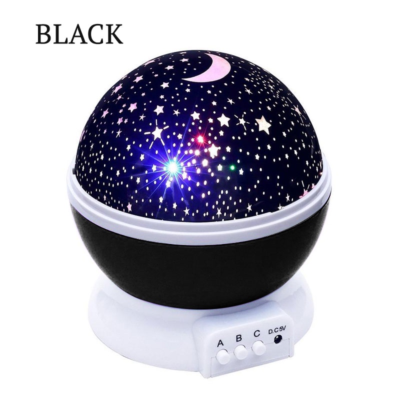Starry Sky LED Rotating Night Light Projector Star Master Children Kids Sleep Romantic LED USB Lamp Child Gifts