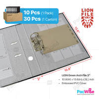 ABBA Arch File Foolscap/ Folder Organizers/ Document File/ Lacquered Lever Arch File 30 pcs 1 carton