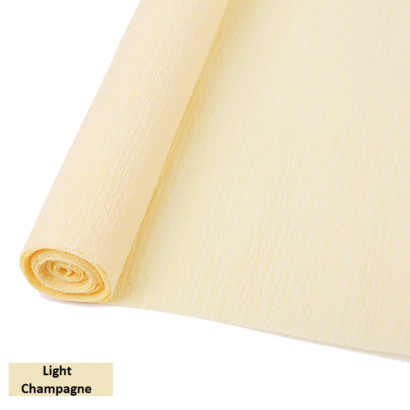 Thick Crepe Paper Roll 50cm x 250cm DIY Wedding Birthday Decoration Paper for Flower Kertas Klobot Roll Bunga