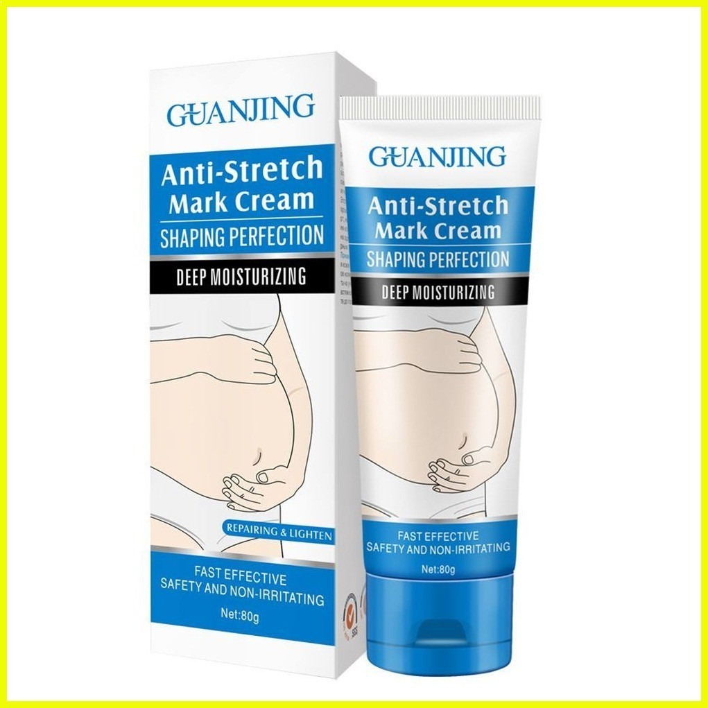 Guanjing Stretch mark cream Stretch marks 80g relieve stretch marks reduce stretch marks legs stretch marks hips stretch marks stretch marks cream to reduce stretch marks.