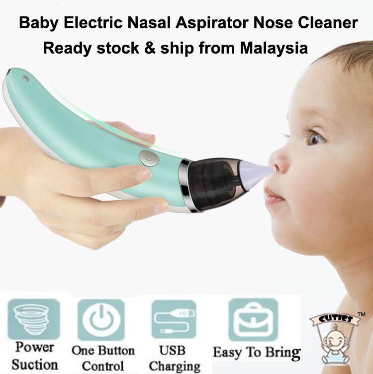 Baby Electric Nasal Aspirator Nose Cleaner for Safe Hygienic Newborn Infant Toddler