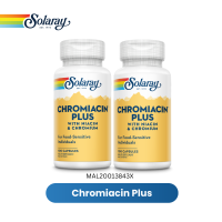 BLOOD SUGAR BALANCE - Solaray Chromiacin (NO FLUSH) [Twin Pack] 2x100 Capsules