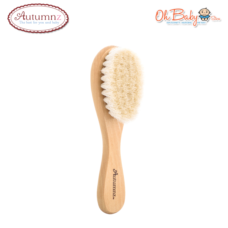 Autumnz Wooden Baby Hair Brush 0m+ | Oh Baby Store