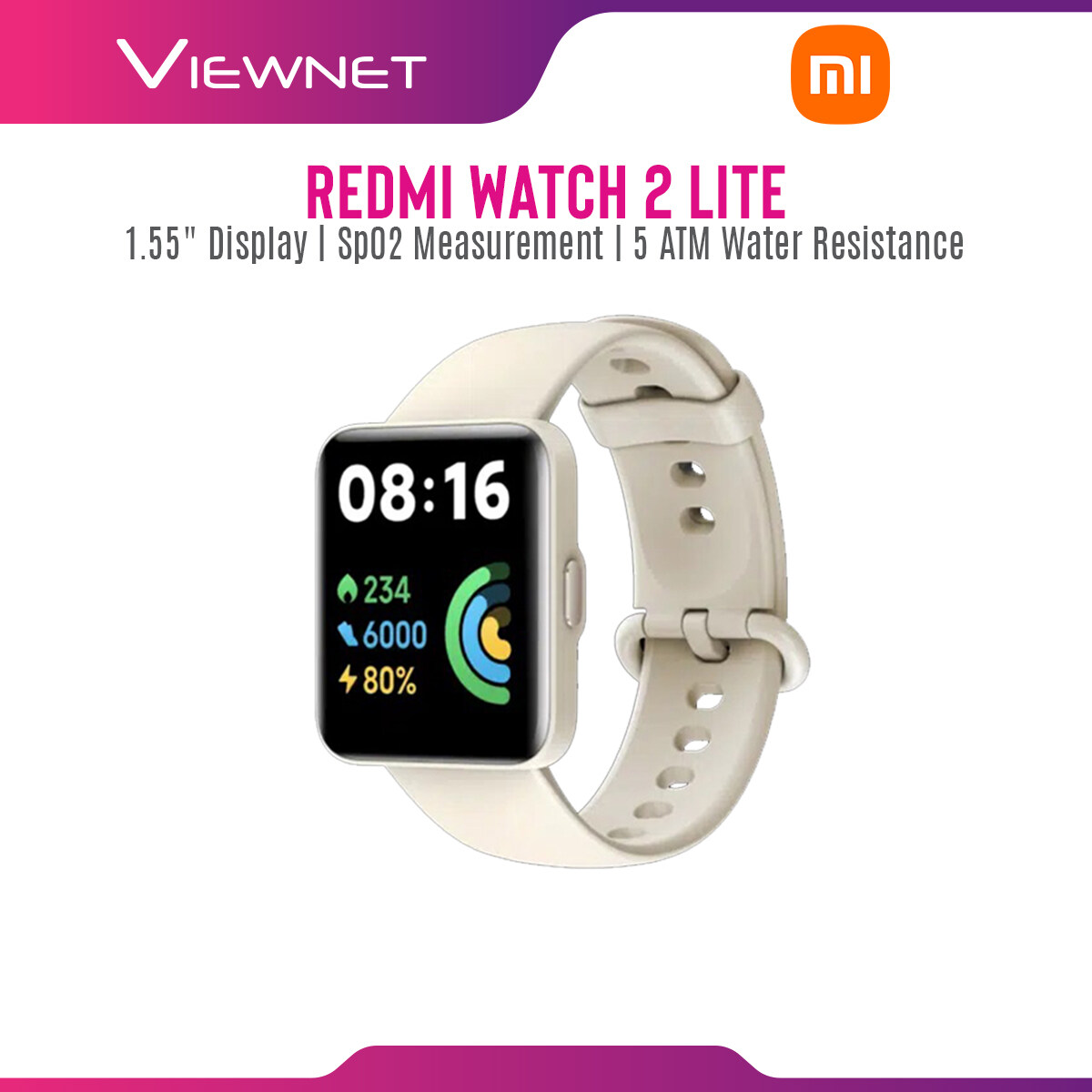 Xiaomi Redmi Watch 2 Lite with 1.55