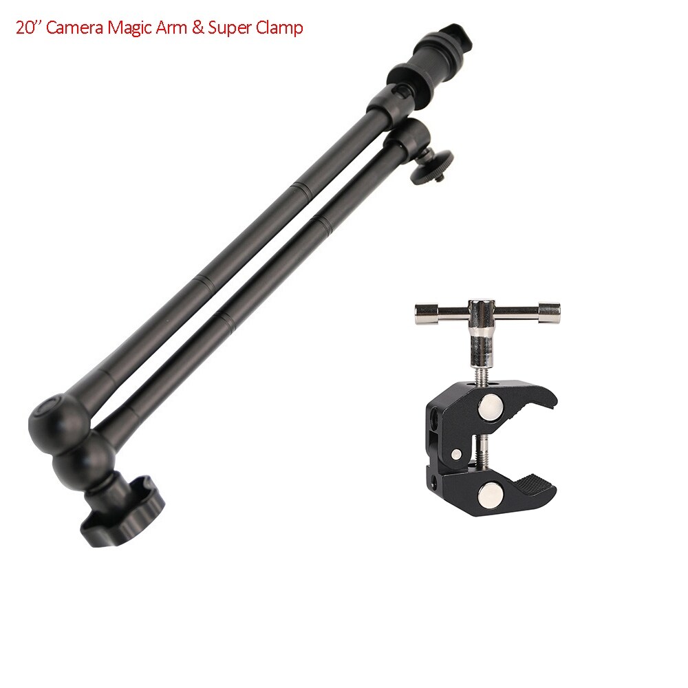 《Ethel store》 20 39; 39; Articulated Camera Magic Arm Super Clamp For Canon Nikon Sony Monitor Mic Flash Bracket Lighting Stand Phgraphy Accessories