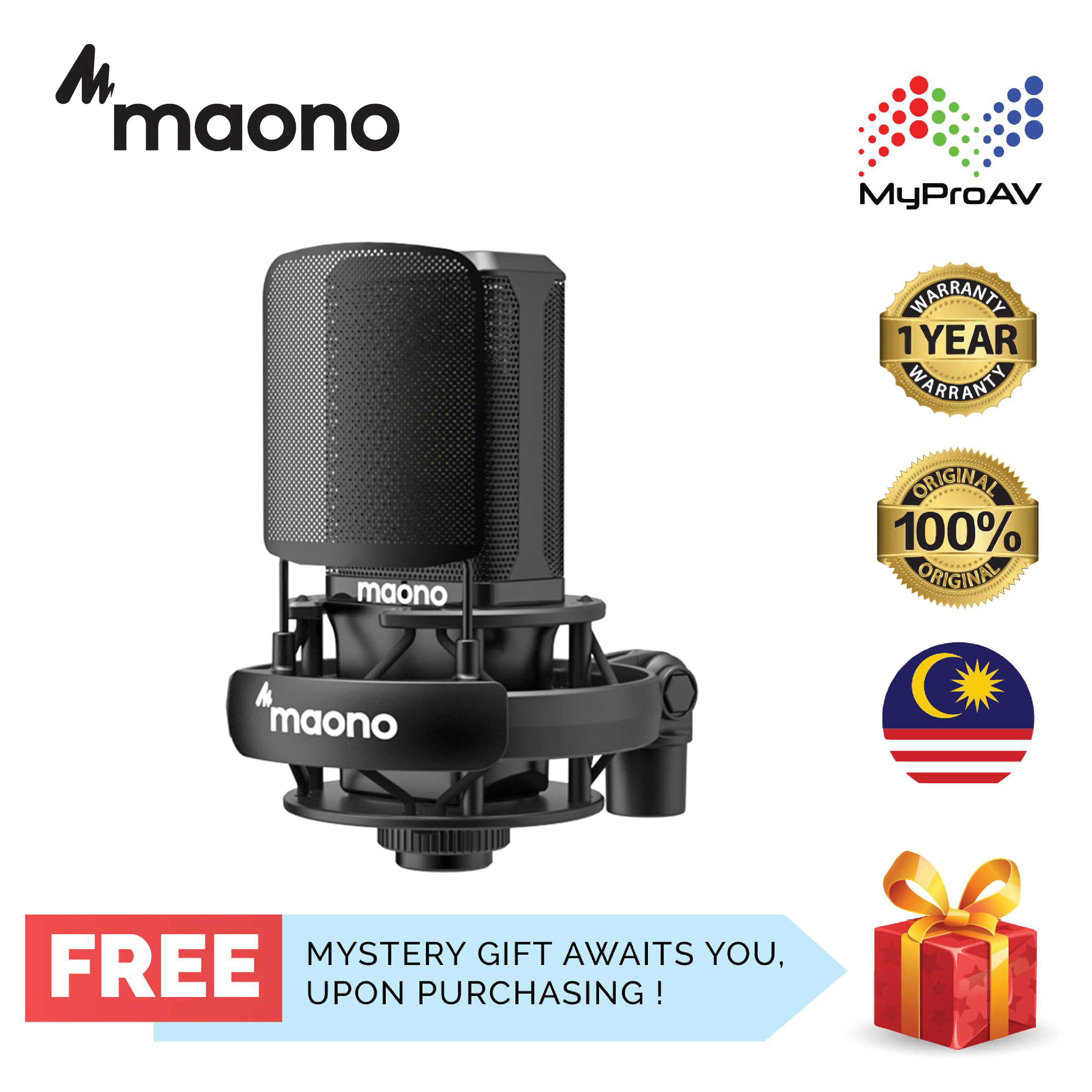 MAONO AU-PM500 - LDC XLR Large Diaphragm Condenser Microphone