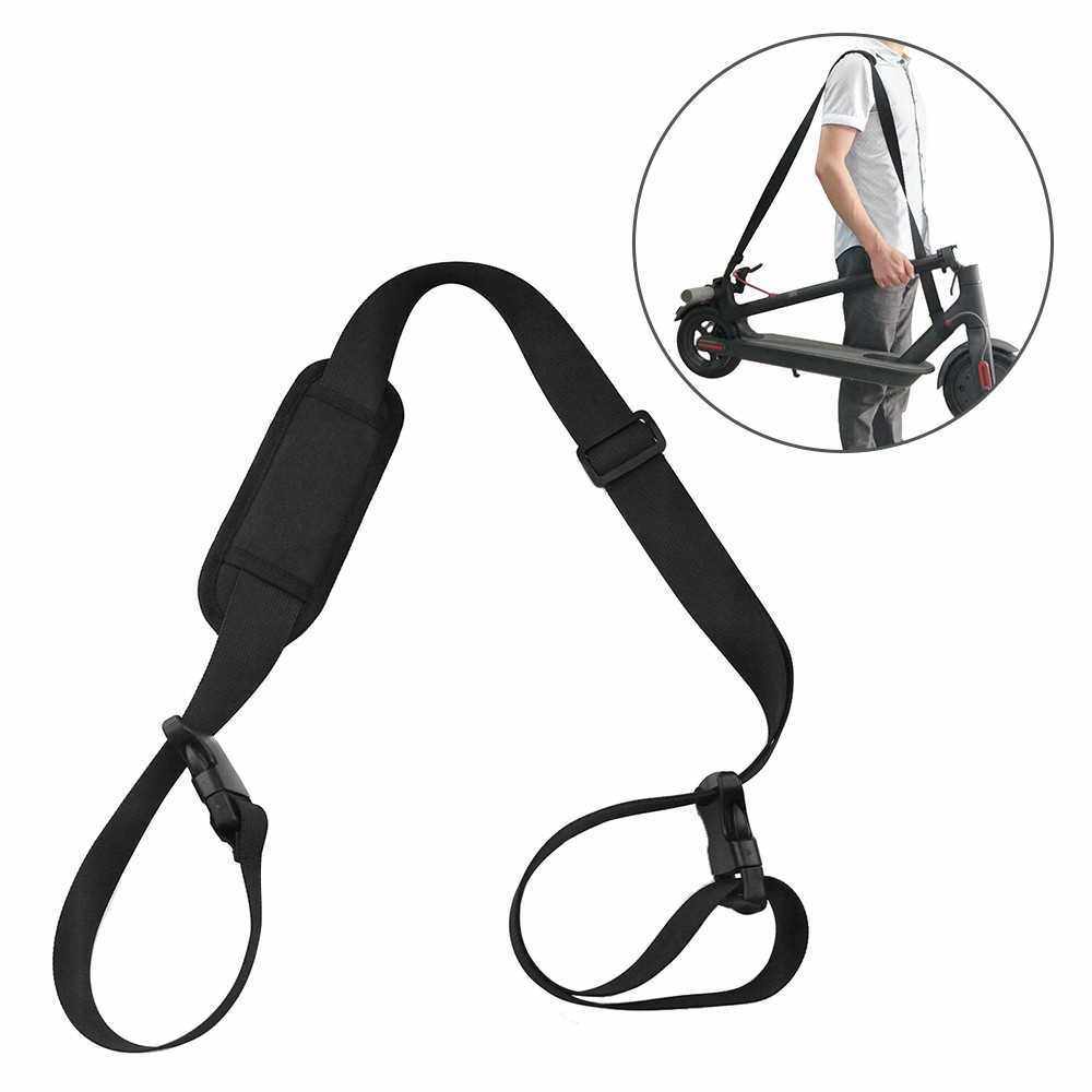 5.2FT Scooter Carrying Strap Oxford Cloth Scooter Shoulder Strap Cross-body Band for Xiaomi Mjia M365 Electric Scooter (Black)