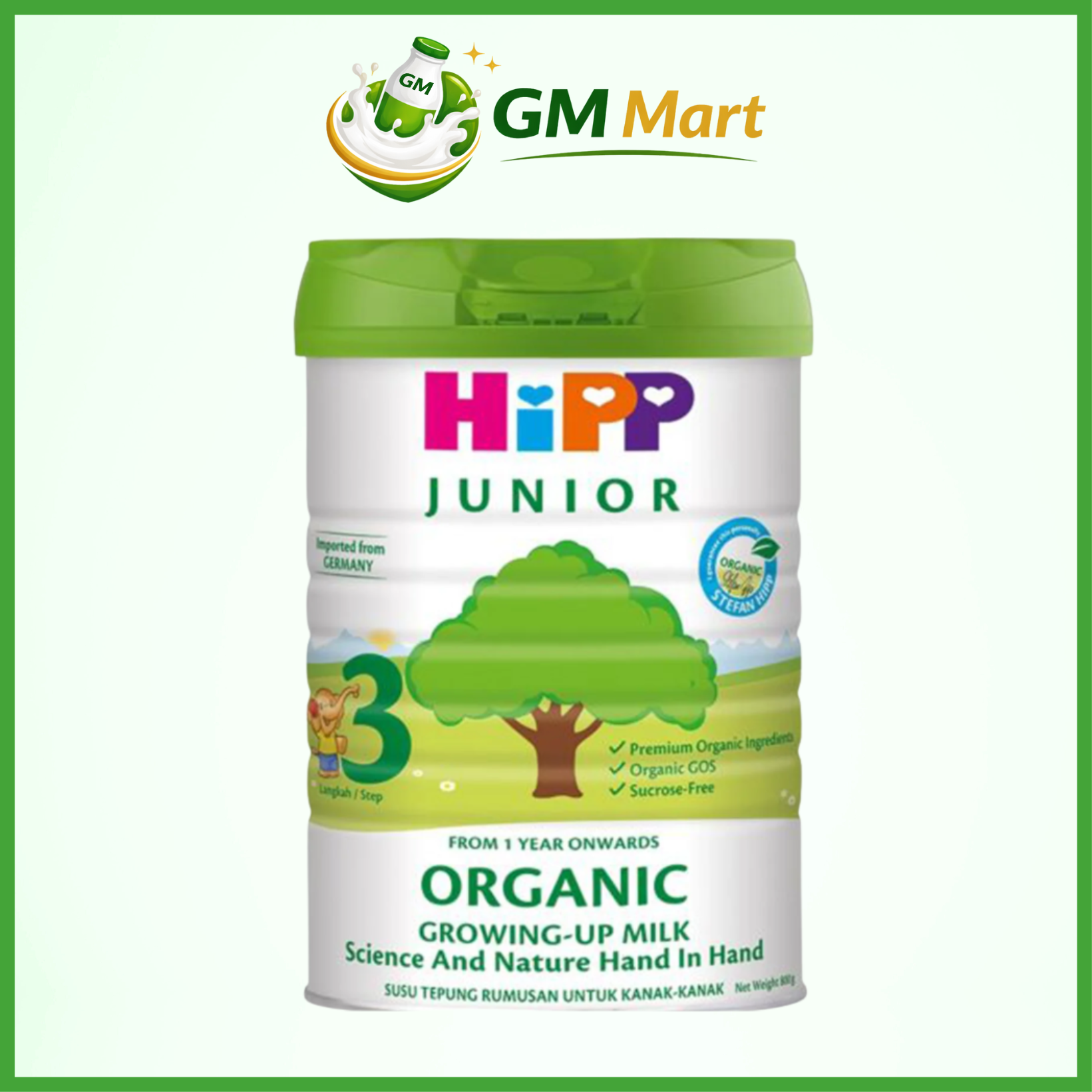 HIPP Junior Organic Growing-Up Step3 800G Powder Flour 900G