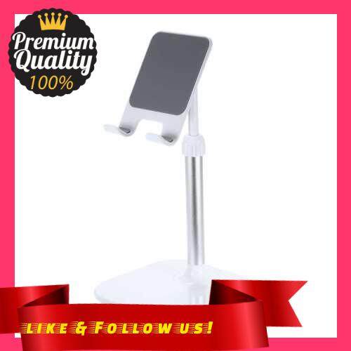 People\'s Choice Tablet/Phone Holder Stand for Desk, Adjustable Desktop Stand Compatible with Smartphones and Tablets White (White)