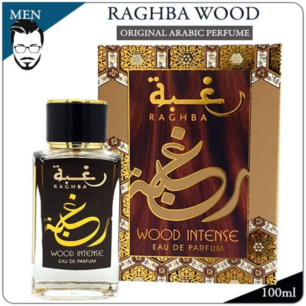RAGHBA WOOD - ORIGINAL ARABIC PERFUME EDP BY LATTAFA DUBAI FOR MEN WOODY SCENT FRAGRANCE READY STOCK