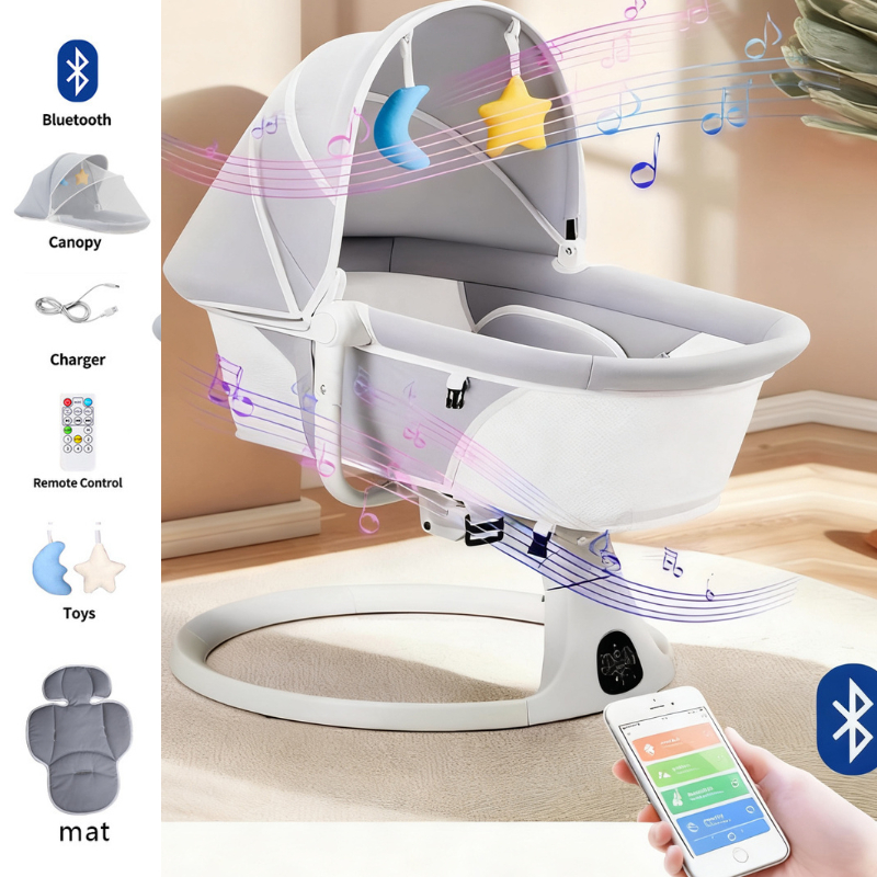 Baby electric rocking chair electric baby rocking bed baby rocking bed baby crib newborn gift