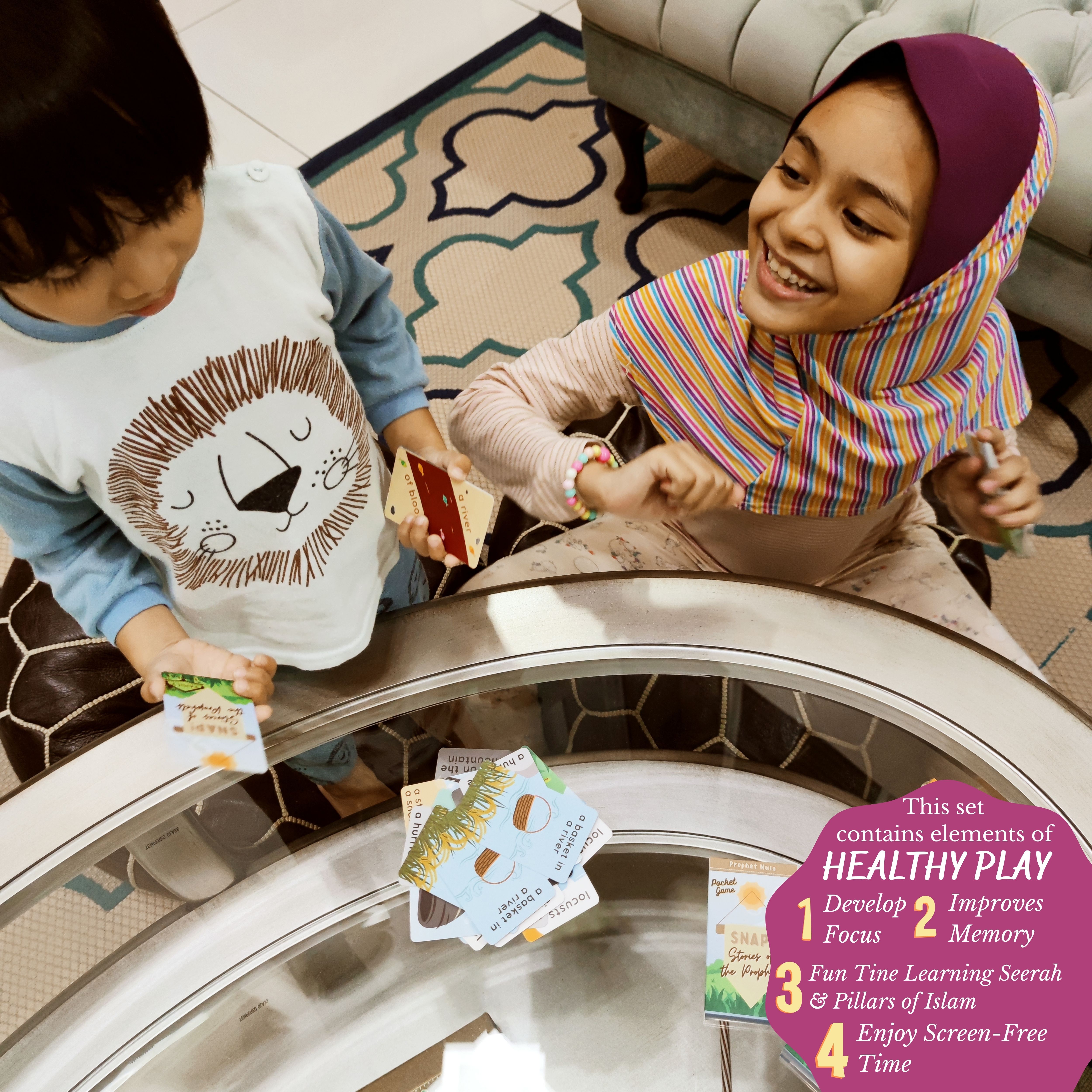 The Family Storybox | Islamic Children Card Game - SNAP! Stories From The Qur'an | Mainan Pendidikan Buku Kanak-kanak | Permainan Kad