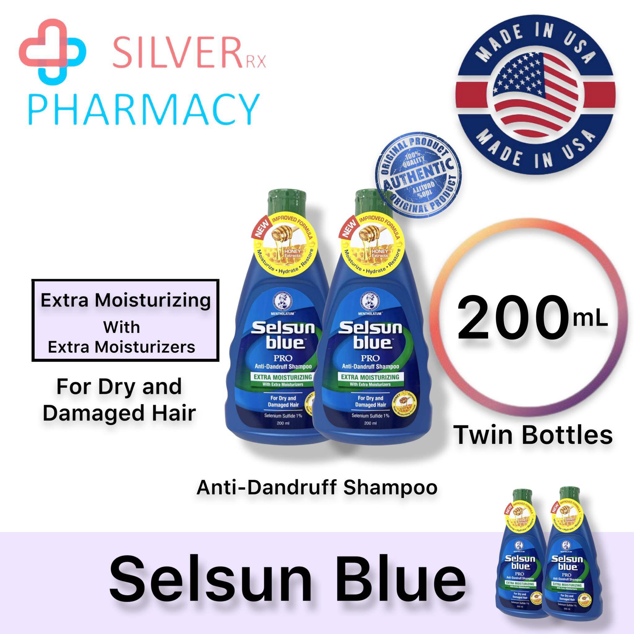 [EXP 06/2025] Selsun Blue PRO AntiDandruff Extra Moisturizing Hair