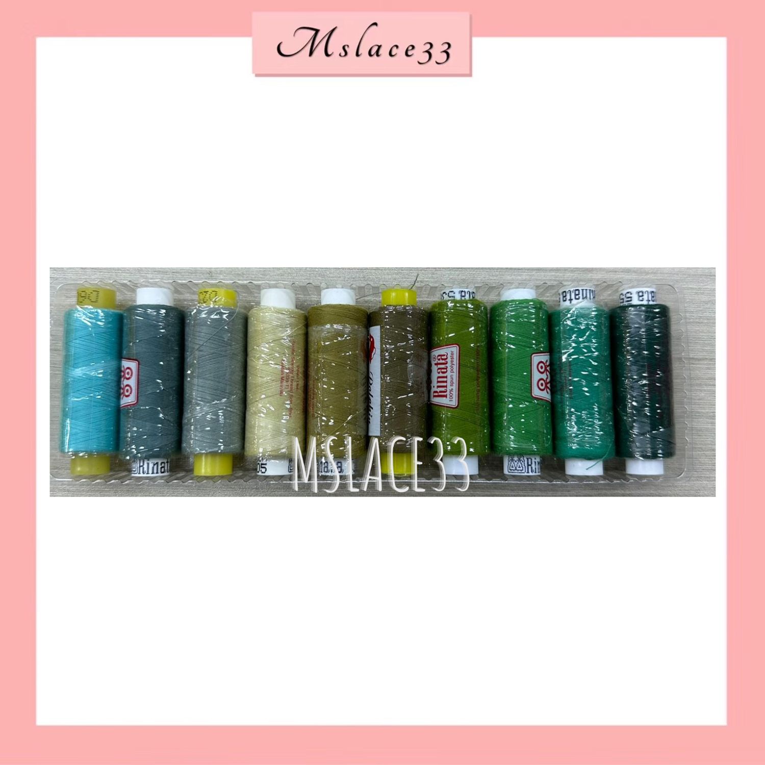 Benang jahit/ Sewing Threads 250m (10rolls)