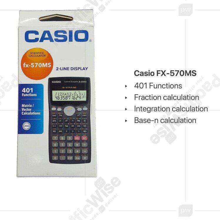 [Ready Stock ] Ready Stock Casio FX 570MS Scientific Calculator for school and office