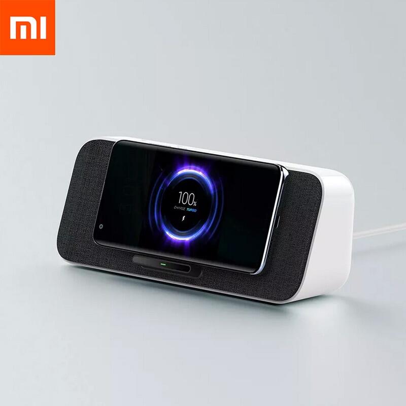 Xiaomi 30W Wireless Charging Bluetooth Speaker With Microphone Support Mi AI NFC For Xiaomi 10/10 Pro iPhone 11 Samsung
