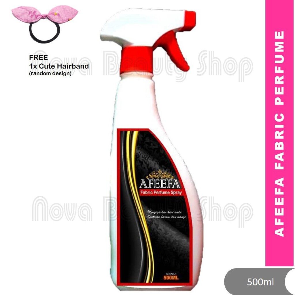 Afeefa Fabric Perfume Spray 500ml Bau Wangi Dobi Laundry Fabric Perfume