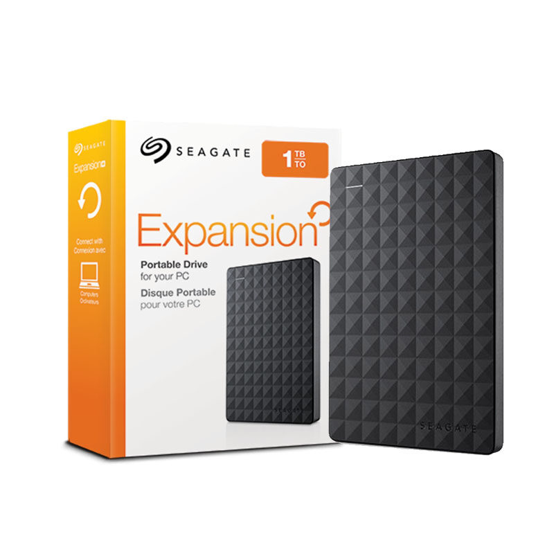 Seagate Expansion 1TB USB 3.0 Portable External Hard Drive with Drag-and-Drop File Saving Windows Compatibility External Hard Disk