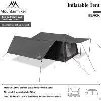 MOUNTAINHIKER Village13 Inflatable Tent Camping Tent Waterproof Sunscreen 2 Rooms 1 Living Room Luxury Tent Family Tent