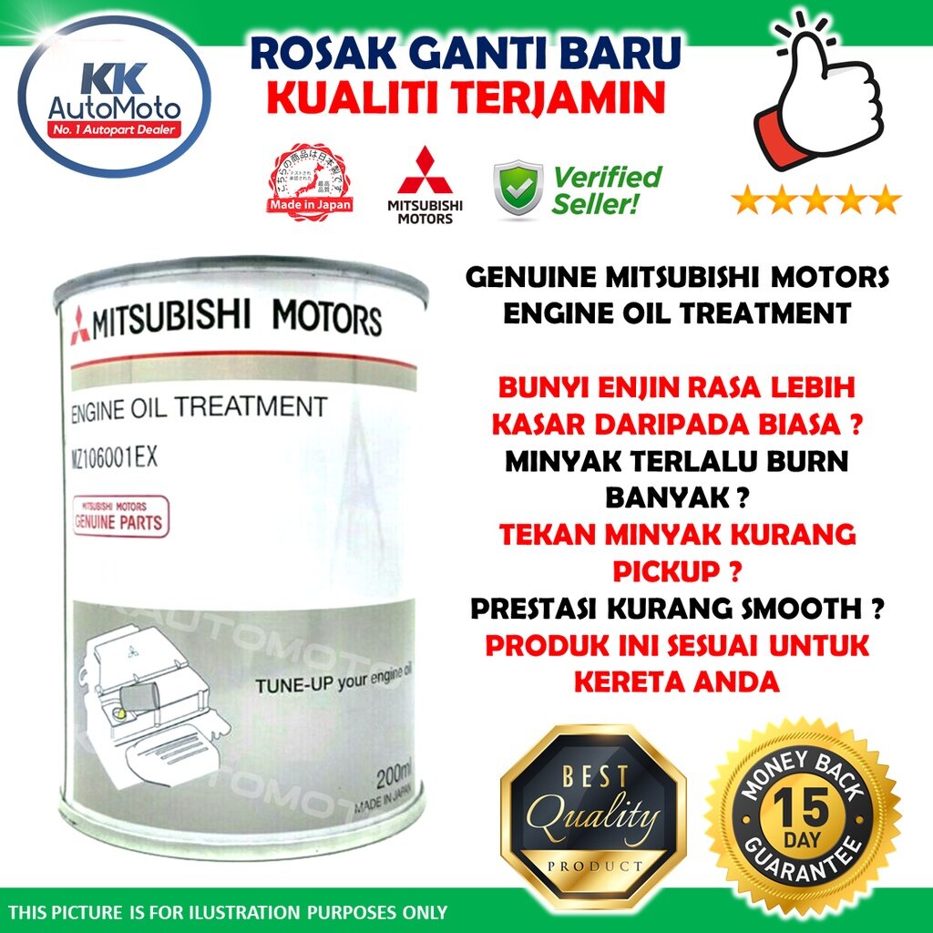 MZ106001EX Genuine Japan 200mL Mitsubishi Motors Engine Oil Treatment
