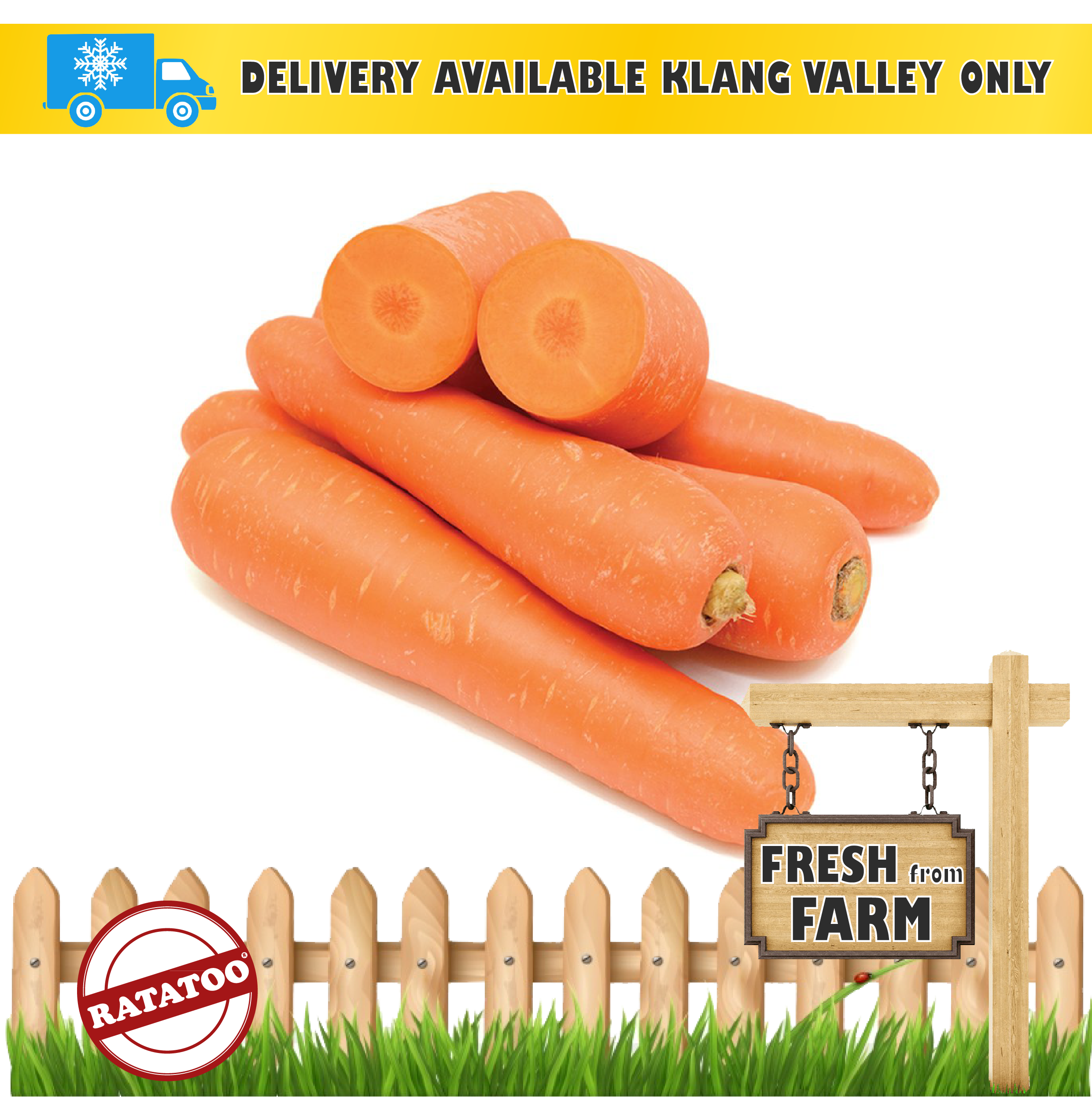 [SALE] (400g+-) Carrot VEGETABLE RATAOO MARKET