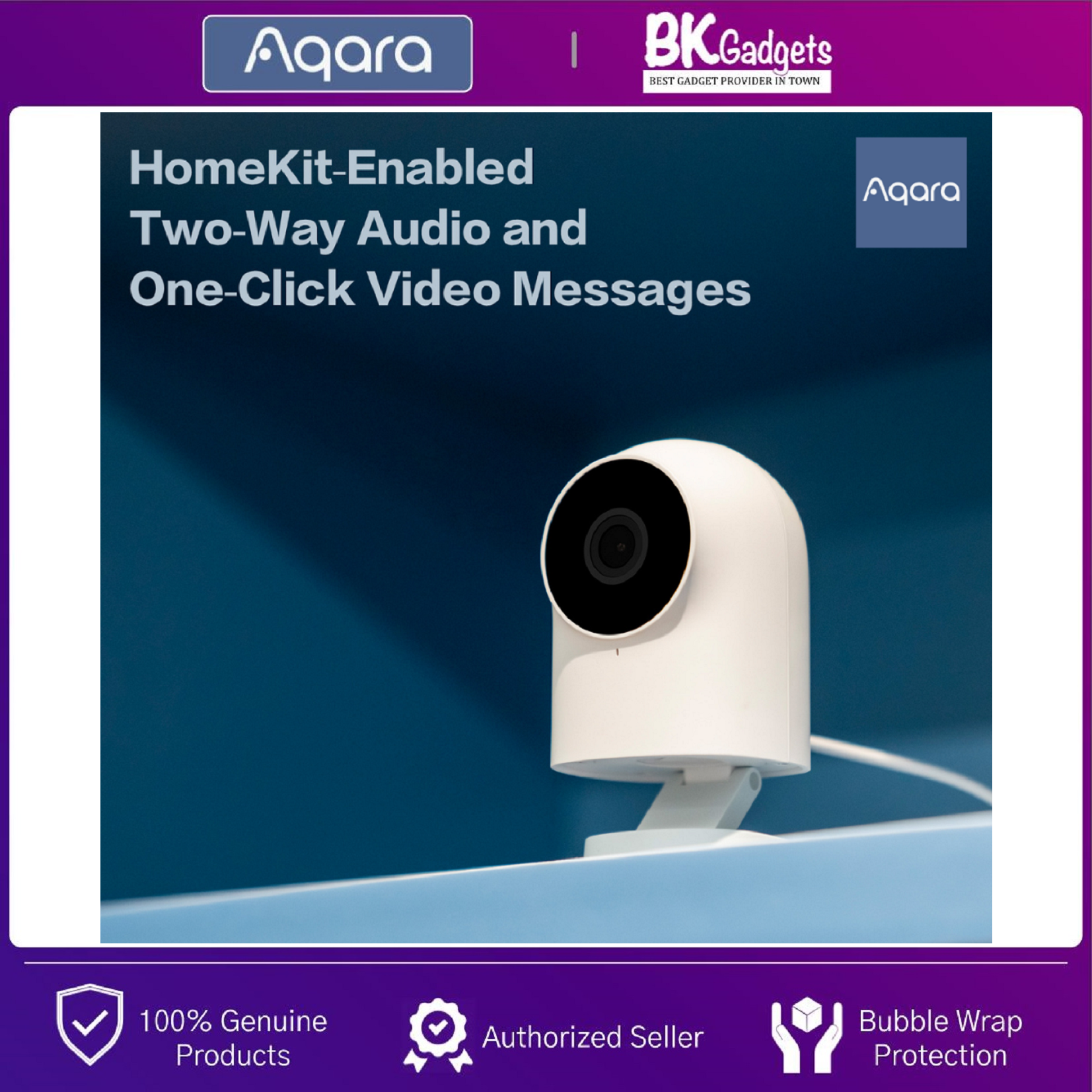 AQARA G2H Camera Hub [ Smart IP CCTV Camera ] - Smart Home Hub | AI Face Recognition | Global Version | Malaysia Warranty