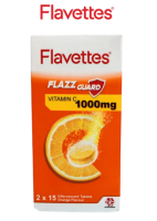 FLAVETTES Effervescent Vitamin C 1000mg Orange 15s or 30s (EXP05/27)