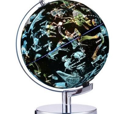 20/25/32cm World Globe Earth 360 ° 720 ° Rotating Metal Base Globes School Geography Teaching Supplies Luminous English Globus Erde