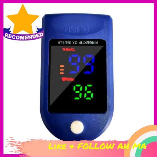 Best Selling Fingertip Pulse Oximeter Blood Oxygen Saturation & Heart Rate Detection 10s Quick Measure & Auto-off Alarm Function Portable SpO2 & Min Monitor for Home Travel (Standard)