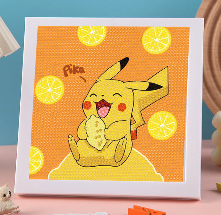 Diamond Beads Painting DIY 18*18CM ✨ DIY钻石画 18*18CM Lukisan Berlian Kartun Comel DIY Kanak-Kanak Cute Cartoon Handmade Kids Child Gift