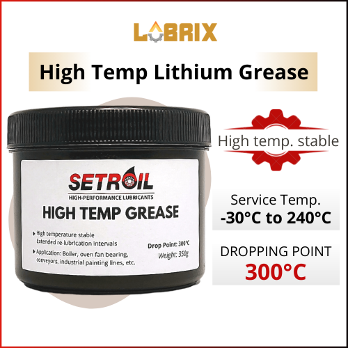 LUBRIX Setroil High Temperature Grease Lithium Grease Bearing Grease Minyak Grease Gris Bearing High Temp Heavy Grease