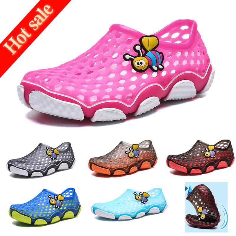 Xăng đan thể thao trẻ em Dép đi biển Ngoài trời Dép lê trẻ em giày nước Croc Xăng đan bé trai cô gái bơi dép