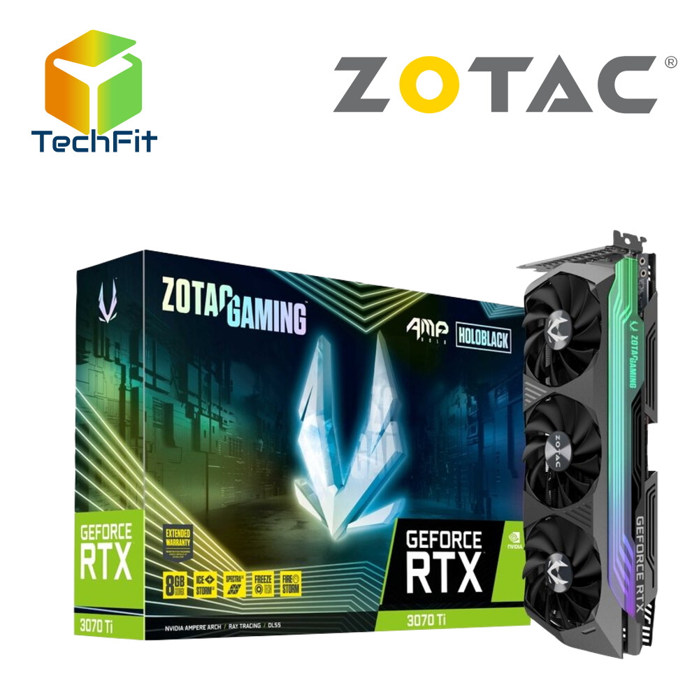 Zotac Gaming GeForce RTX 3070 Ti AMP Holo Black [ZT-A30710B-10P] (LHR)