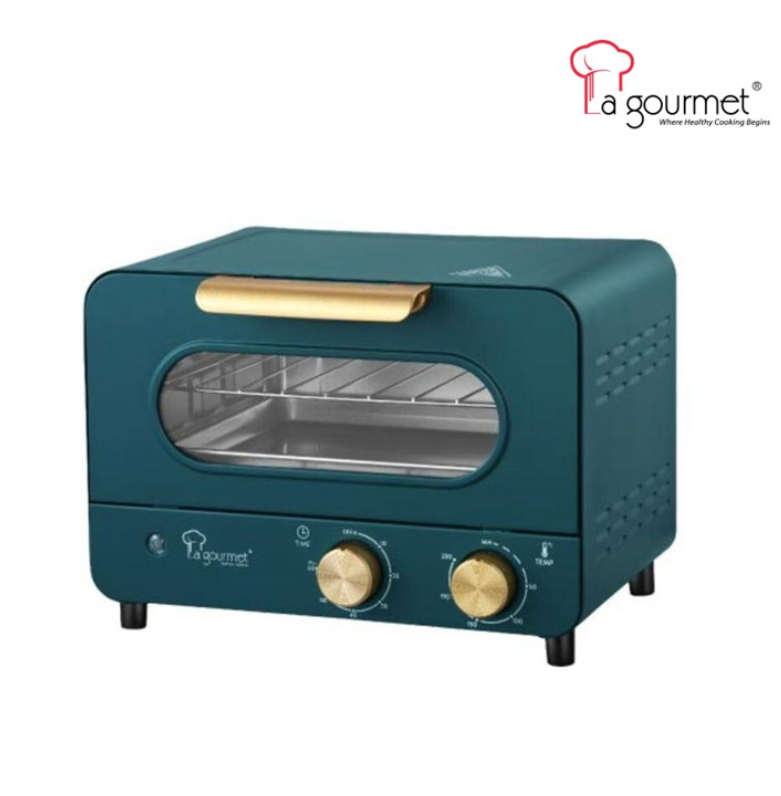 La Gourmet Vintage Collection Toaster Oven Dark Green 12L (T012DG) (750W)