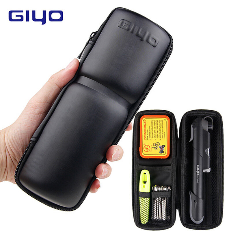 Giyo di động xe đạp xe đạp bộ dụng cụ sửa chữa túi lốp xe đạp miếng dán cường lực bơm bộ dụng cụ