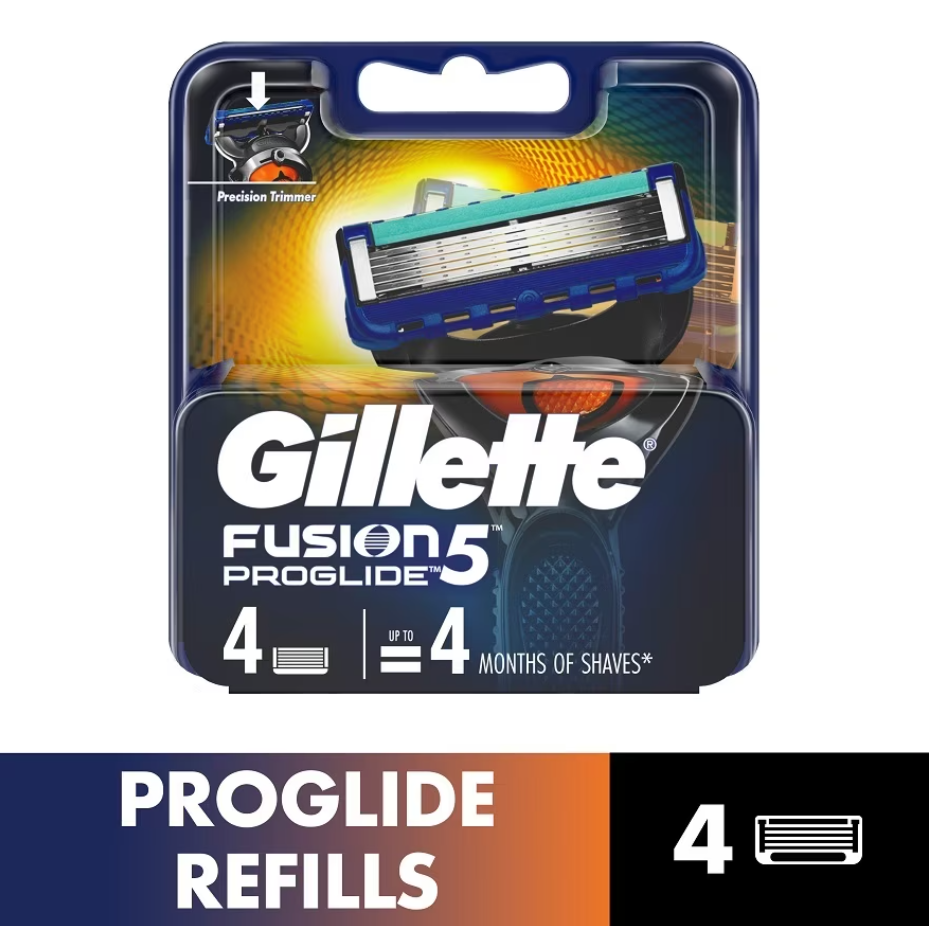 GILLETTE Fusion5 Proglide Refill (4’s)